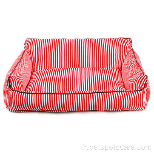 Lit de chien confortable de luxe Accessoires de lit lavable